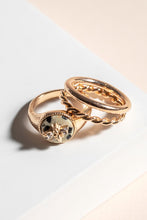 Load image into Gallery viewer, Bee Stone Ring Set
